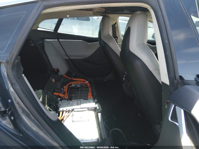 2015 Tesla Model s VIN 5YJSA1H23FFP77297 IAAI salvage auction — SIDE, Salvage Title, sold $3,400 on 2026-07-24 (photo 8)