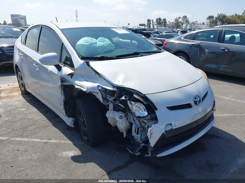 2012 Toyota Prius VIN JTDKN3DU8C1612762 IAAI salvage auction — NORMAL WEAR, Salvage Title, sold $2,125 on 2026-07-09 (photo 1)