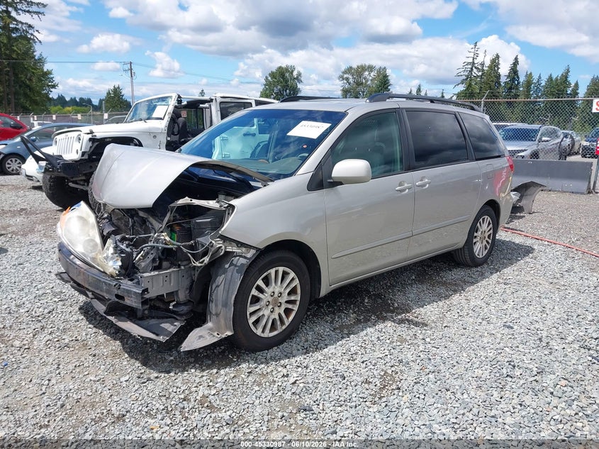 2008 Toyota Sienna VIN 5TDZK22C78S184527 IAAI salvage auction — FRONT END, Bill Of Sale (Washington), sold $500 on 2026-07-08 (photo 2)
