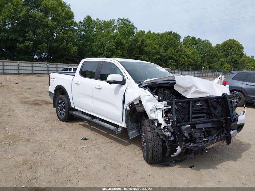 2025 Ford Ranger VIN 1FTER4KH5SLE77823 IAAI salvage auction — FRONT END, Salvage Title, sold $8,300 on 2026-07-29 (photo 1)