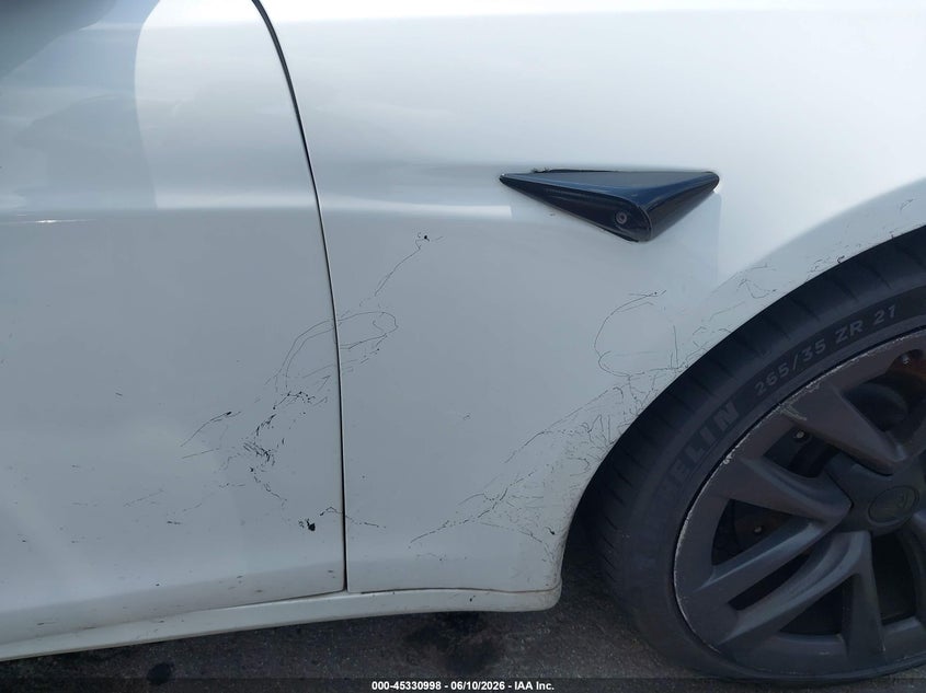 2021 Tesla Model s VIN 5YJSA1E58MF428485 IAAI salvage auction — RIGHT SIDE, Salvage Title, sold $15,600 on 2026-07-15 (photo 6)