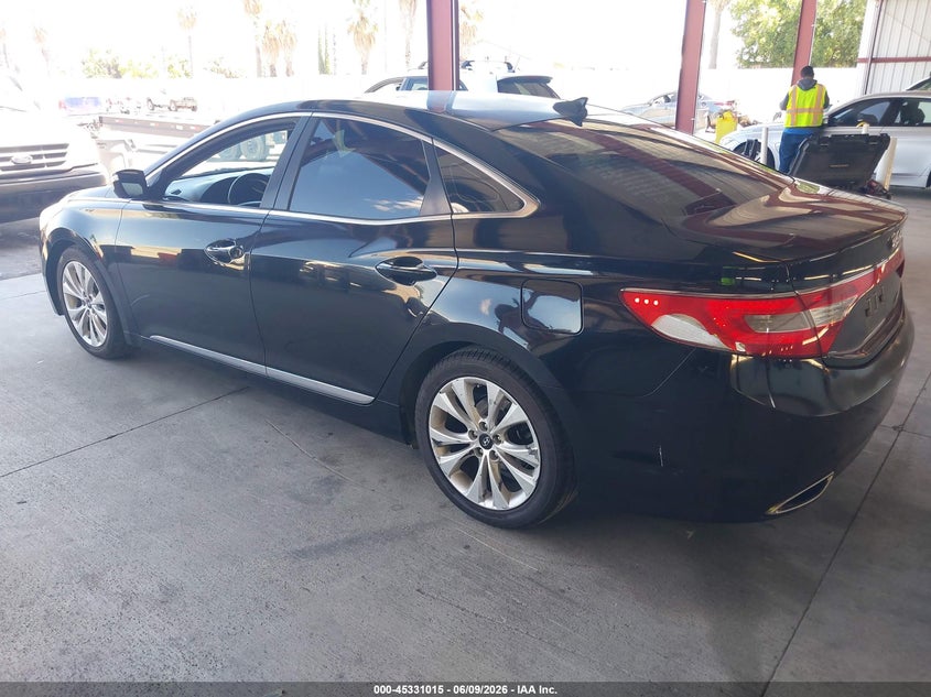 2013 Hyundai Azera VIN KMHFG4JG8DA265821 IAAI salvage auction — NORMAL WEAR, Clear - Dealer Only (California), sold $875 on 2026-07-07 (photo 1)