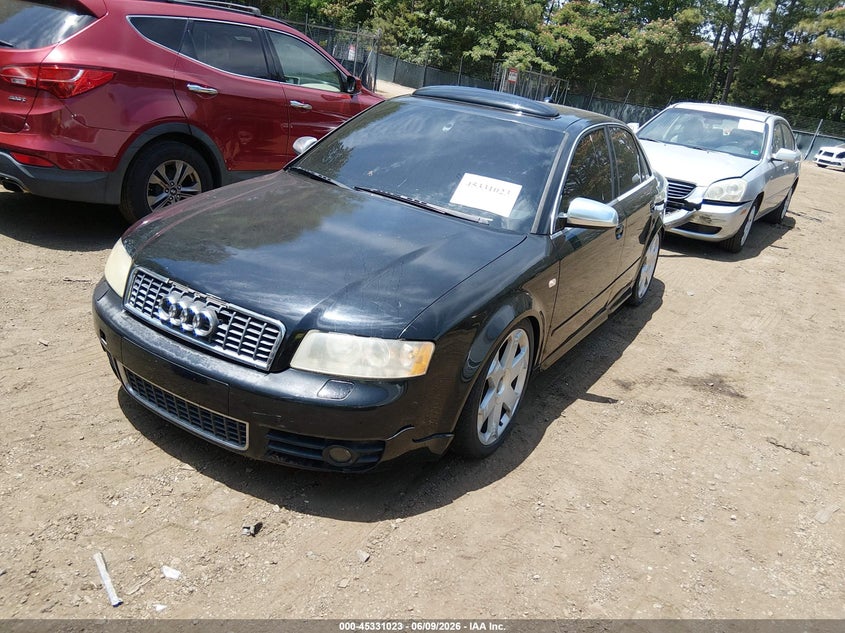 2004 Audi S4 VIN WAUPL68E84A044351 IAAI salvage auction — NORMAL WEAR, Clear (Virginia), sold $300 on 2026-07-09 (photo 2)