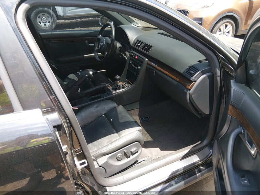 2004 Audi S4 VIN WAUPL68E84A044351 IAAI salvage auction — NORMAL WEAR, Clear (Virginia), sold $300 on 2026-07-09 (photo 5)