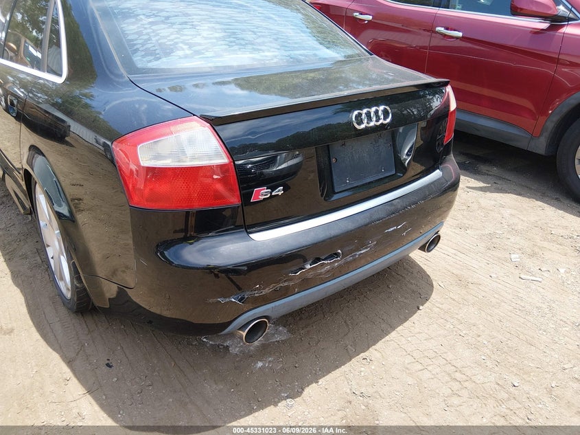 2004 Audi S4 VIN WAUPL68E84A044351 IAAI salvage auction — NORMAL WEAR, Clear (Virginia), sold $300 on 2026-07-09 (photo 6)