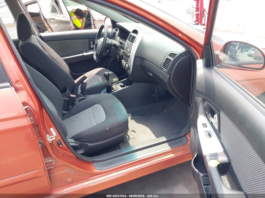 2008 Kia Spectra VIN KNAFE161185014986 IAAI salvage auction — NORMAL WEAR, Clear (North Carolina), sold $475 on 2026-07-22 (photo 5)