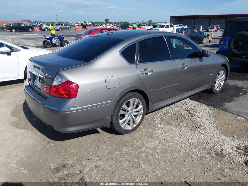 2008 Infiniti M VIN JNKAY01F38M656275 IAAI salvage auction — WATER/FLOOD, Salvage (Missouri), sold $25 on 2026-07-21 (photo 4)