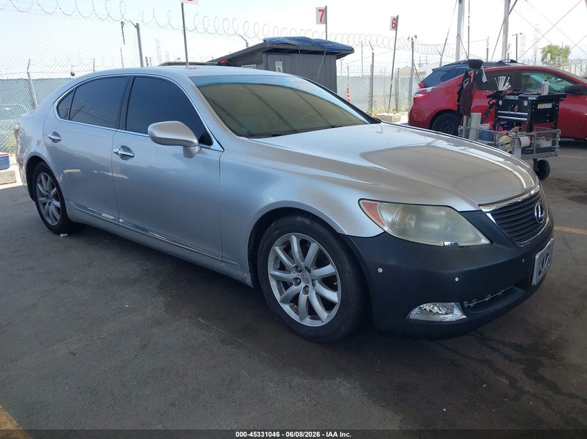 2007 Lexus Ls VIN JTHGL46F975008666 IAAI salvage auction — LEFT FRONT, Salvage (California), sold $725 on 2026-07-22 (photo 1)