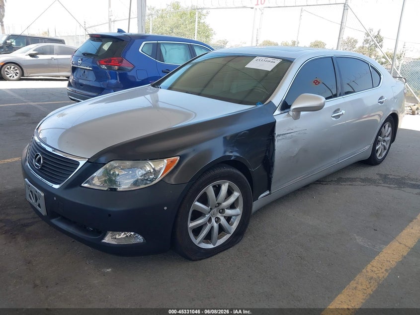 2007 Lexus Ls VIN JTHGL46F975008666 IAAI salvage auction — LEFT FRONT, Salvage (California), sold $725 on 2026-07-22 (photo 2)