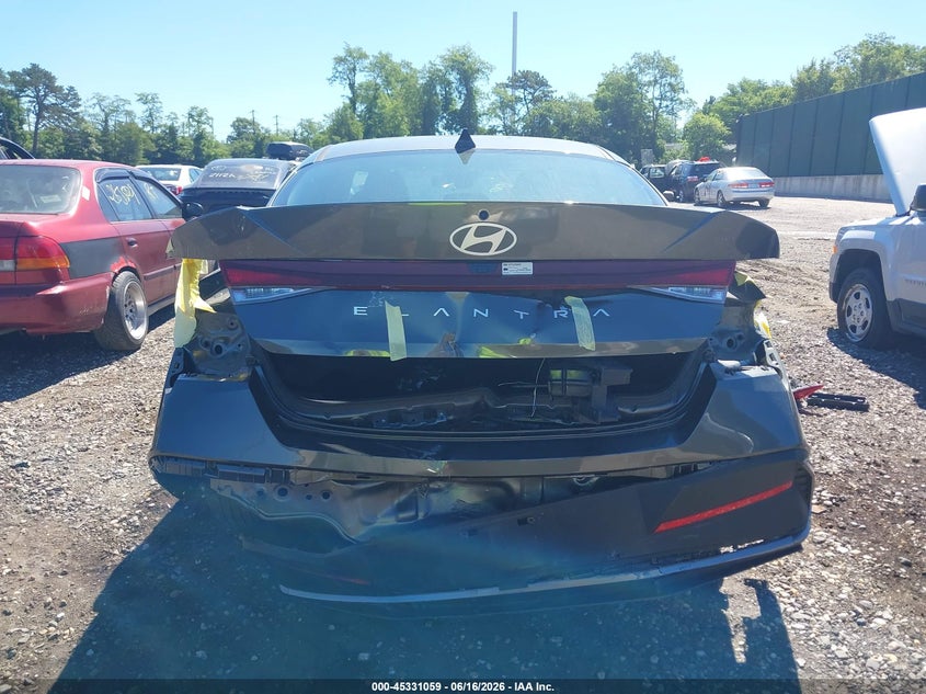 2024 Hyundai Elantra VIN KMHLM4DG5RU751080 IAAI salvage auction — FRONT & REAR, Mv-907A (New York), sold $4,050 on 2026-07-07 (photo 6)