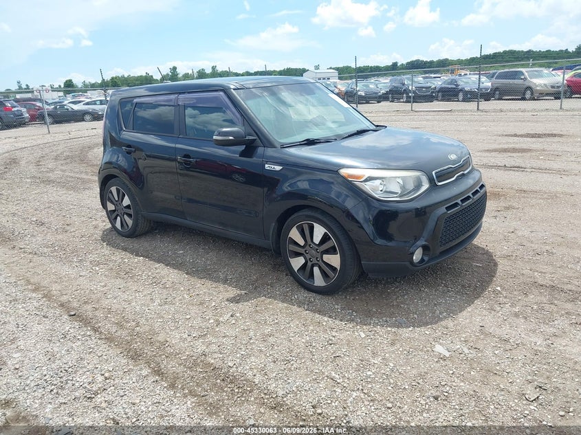 2015 Kia Soul VIN KNDJX3A54F7790446 IAAI salvage auction — NORMAL WEAR, Salvage Title, sold $400 on 2026-07-08 (photo 1)