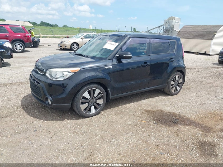 2015 Kia Soul VIN KNDJX3A54F7790446 IAAI salvage auction — NORMAL WEAR, Salvage Title, sold $400 on 2026-07-08 (photo 2)