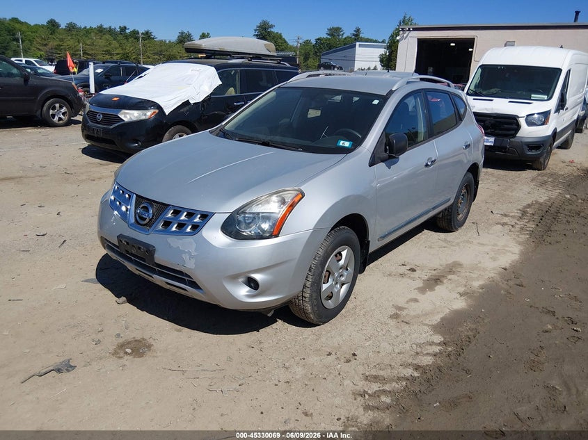 2014 Nissan Rogue VIN JN8AS5MV2EW717199 IAAI salvage auction — NORMAL WEAR, Salvage Title, sold $300 on 2026-07-08 (photo 2)