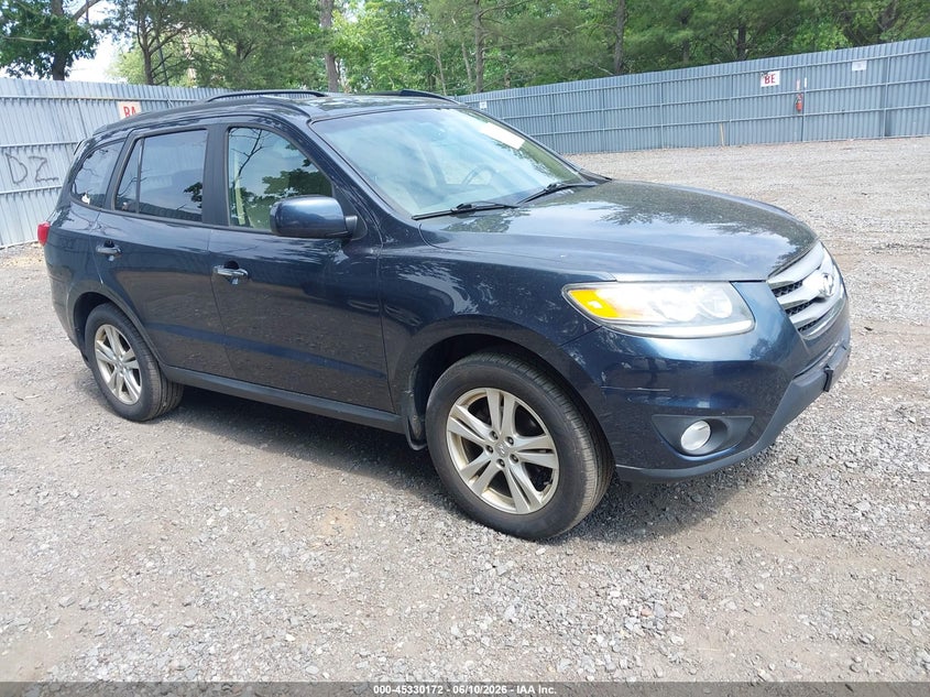 2012 Hyundai Santa fe VIN 5XYZKDAG1CG098944 IAAI salvage auction — FRONT & REAR, Salvage (New Jersey), sold $775 on 2026-07-11 (photo 1)