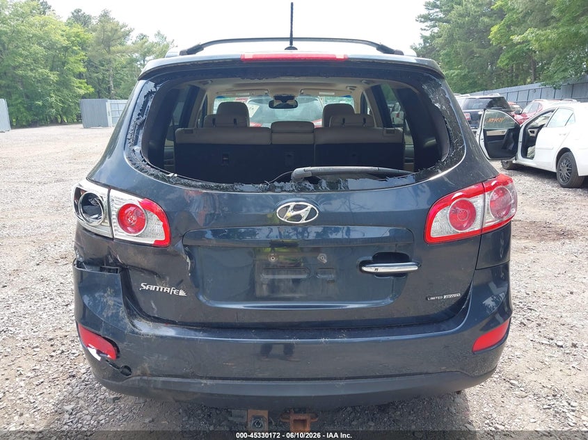 2012 Hyundai Santa fe VIN 5XYZKDAG1CG098944 IAAI salvage auction — FRONT & REAR, Salvage (New Jersey), sold $775 on 2026-07-11 (photo 6)