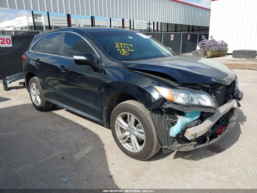 2013 Acura Rdx VIN 5J8TB3H3XDL010709 IAAI salvage auction — FRONT END, Salvage (Oklahoma), sold $1,000 on 2026-07-28 (photo 1)