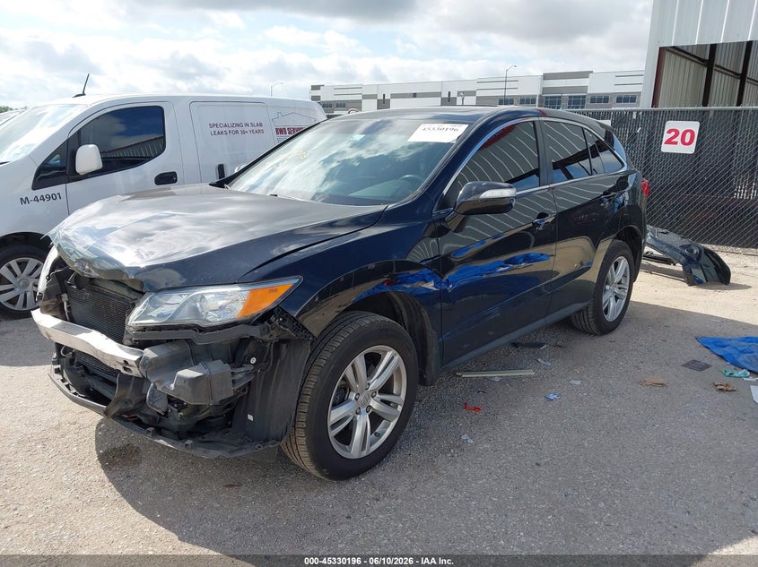 2013 Acura Rdx VIN 5J8TB3H3XDL010709 IAAI salvage auction — FRONT END, Salvage (Oklahoma), sold $1,000 on 2026-07-28 (photo 2)