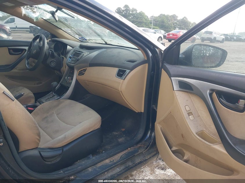2013 Hyundai Elantra VIN KMHDH4AE8DU999957 IAAI salvage auction — NORMAL WEAR, Original (Texas), sold $450 on 2026-07-16 (photo 5)