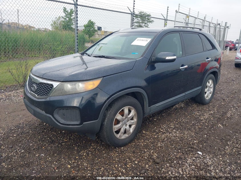 2012 Kia Sorento VIN 5XYKT4A24CG244899 IAAI salvage auction — NORMAL WEAR, Clear (Illinois), sold $475 on 2026-07-08 (photo 2)