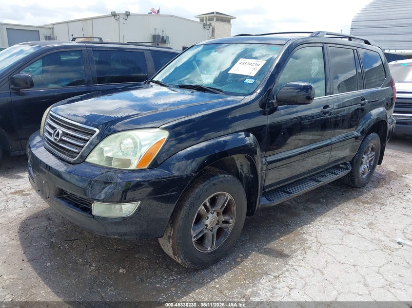 2004 Lexus Gx 470 VIN JTJBT20X240027955 IAAI salvage auction — LEFT & RIGHT, Original (Texas), sold $1,900 on 2026-07-13 (photo 2)