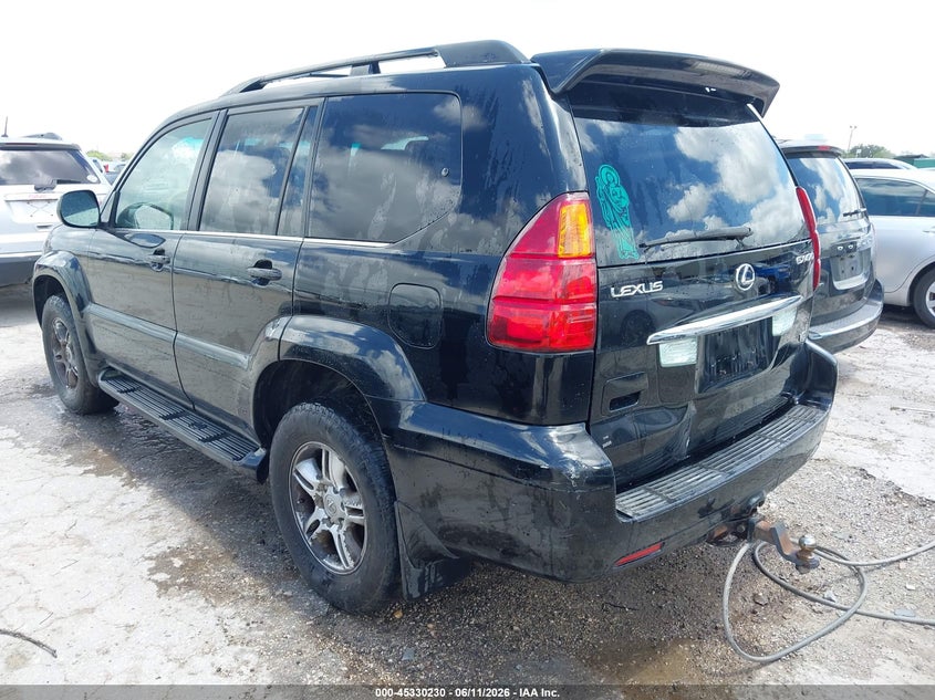 2004 Lexus Gx 470 VIN JTJBT20X240027955 IAAI salvage auction — LEFT & RIGHT, Original (Texas), sold $1,900 on 2026-07-13 (photo 3)