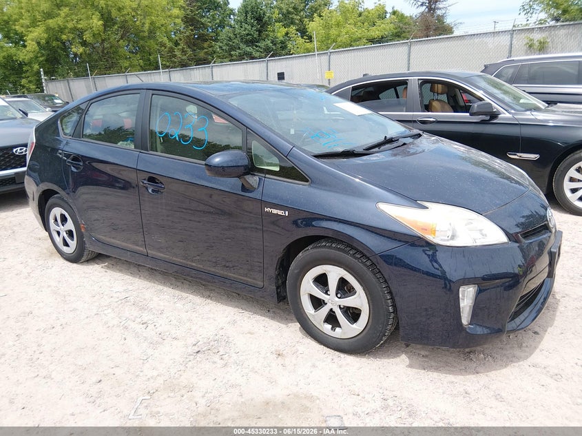 2014 Toyota Prius VIN JTDKN3DU7E1754409 IAAI salvage auction — HAIL, Junk Bill Of Sale Mv2459 (Wisconsin), sold $3,250 on 2026-07-22 (photo 1)