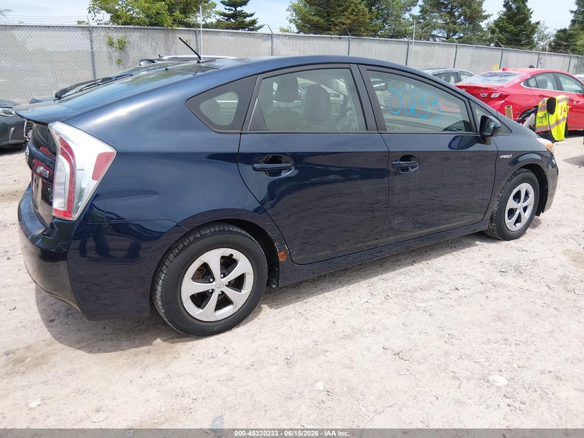 2014 Toyota Prius VIN JTDKN3DU7E1754409 IAAI salvage auction — HAIL, Junk Bill Of Sale Mv2459 (Wisconsin), sold $3,250 on 2026-07-22 (photo 4)