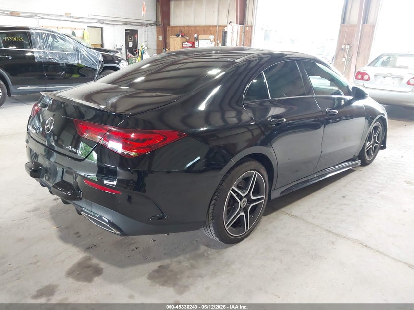 2020 Mercedes-benz Cla-klasse VIN W1K5J4HBXLN084731 IAAI salvage auction — FRONT END, Salvage Title, sold $8,200 on 2026-08-26 (photo 4)