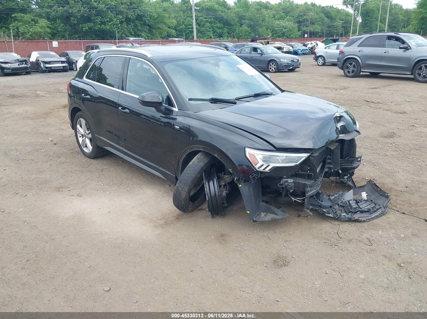2020 Audi Q3 VIN WA1EECF36L1024242 IAAI salvage auction — FRONT END, Salvage (Idaho), sold $3,975 on 2026-07-15 (photo 1)