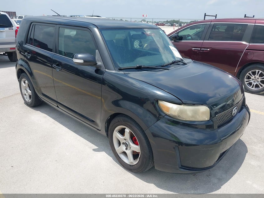 2008 Scion Xb VIN JTLKE50EX81053351 IAAI salvage auction — LEFT SIDE, Clear (Texas), sold $625 on 2026-07-09 (photo 1)