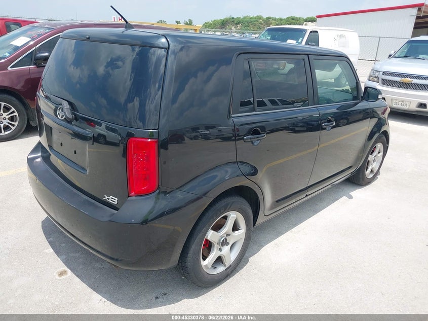 2008 Scion Xb VIN JTLKE50EX81053351 IAAI salvage auction — LEFT SIDE, Clear (Texas), sold $625 on 2026-07-09 (photo 4)