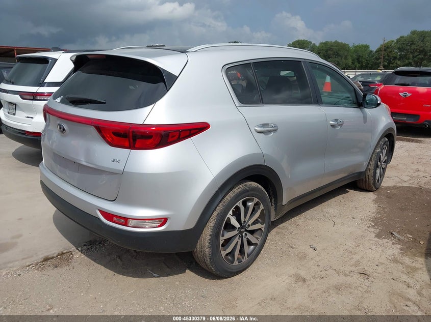 2017 Kia Sportage VIN KNDPN3AC0H7244888 IAAI salvage auction — NORMAL WEAR, Original (Texas), sold $3,500 on 2026-07-07 (photo 4)