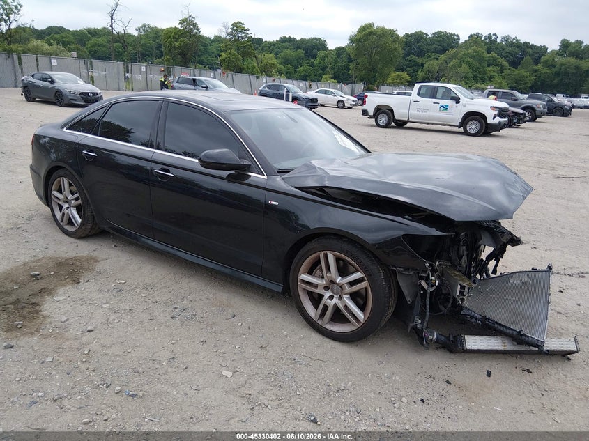 2016 Audi A6 VIN WAUGFAFC7GN019921 IAAI salvage auction — FRONT END, Salvage (Pennsylvania), sold $225 on 2026-07-28 (photo 1)