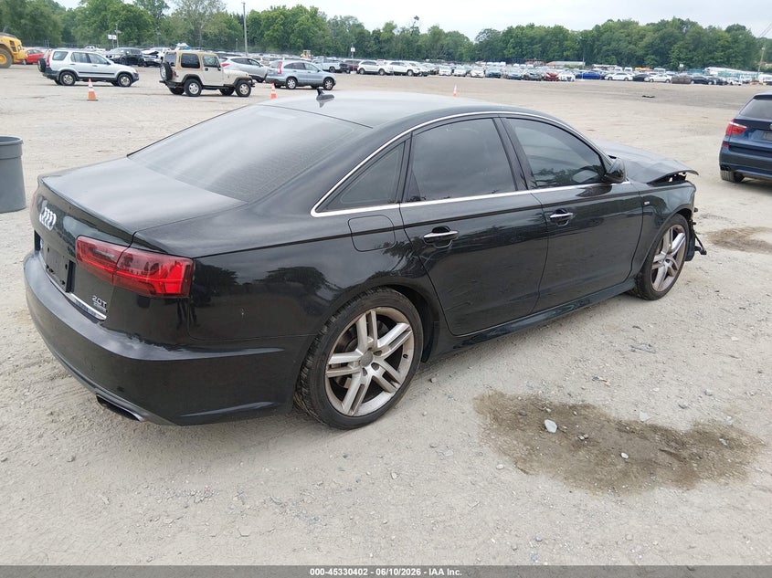 2016 Audi A6 VIN WAUGFAFC7GN019921 IAAI salvage auction — FRONT END, Salvage (Pennsylvania), sold $225 on 2026-07-28 (photo 4)