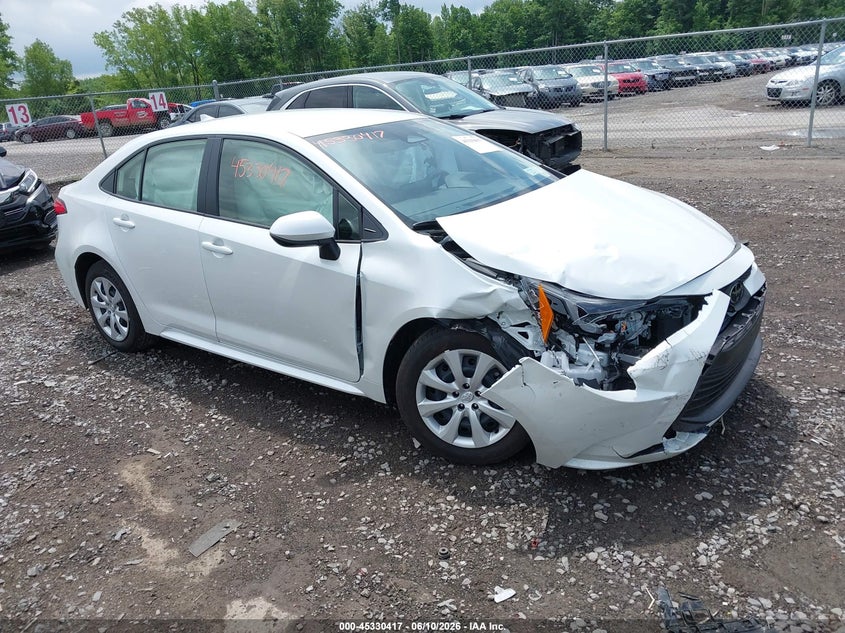 2026 Toyota Corolla VIN JTDBCMFE0T3133466 IAAI salvage auction — RIGHT FRONT, Salvage Title, sold $4,250 on 2026-07-28 (photo 1)