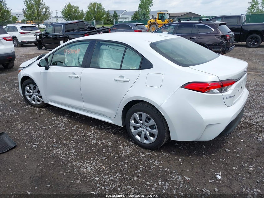 2026 Toyota Corolla VIN JTDBCMFE0T3133466 IAAI salvage auction — RIGHT FRONT, Salvage Title, sold $4,250 on 2026-07-28 (photo 3)