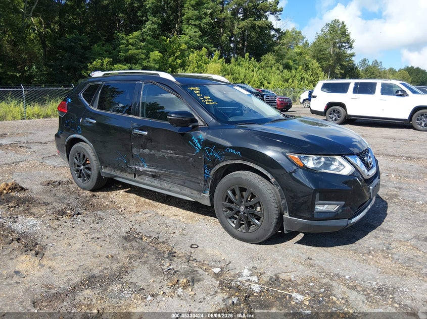 2017 Nissan Rogue VIN JN8AT2MTXHW385298 IAAI salvage auction — RIGHT SIDE, Salvage Title, sold $2,200 on 2026-07-08 (photo 1)