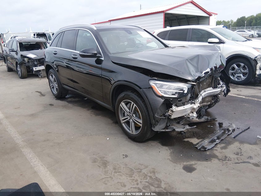 2020 Mercedes-benz Glc VIN WDC0G8EB0LF748313 IAAI salvage auction — FRONT END, Salvage Title, sold $5,400 on 2026-08-16 (photo 1)