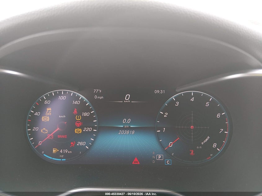 2020 Mercedes-benz Glc VIN WDC0G8EB0LF748313 IAAI salvage auction — FRONT END, Salvage Title, sold $5,400 on 2026-08-16 (photo 7)