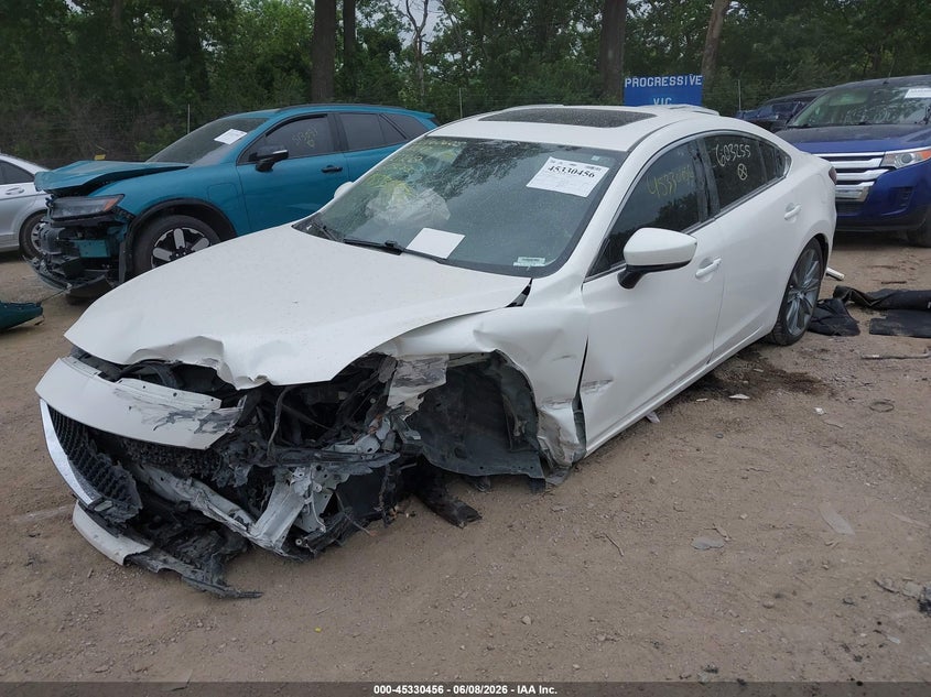 2021 Mazda 6 VIN JM1GL1VM1M1603255 IAAI salvage auction — FRONT END, Salvage Title, sold $950 on 2026-07-29 (photo 2)