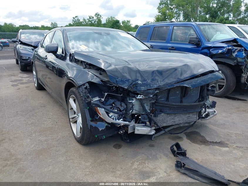 2018 Volvo S90 VIN LVY982MK0JP007443 IAAI salvage auction — FRONT END, Salvage (Ohio), sold $25 on 2026-07-28 (photo 1)