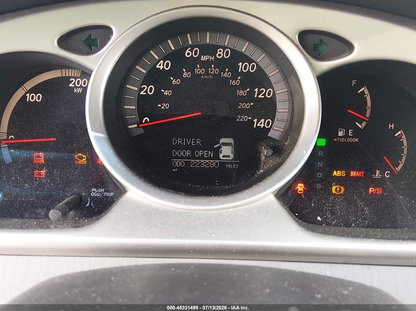 2006 Toyota Highlander hybrid VIN JTEEW21A860011615 IAAI salvage auction — NORMAL WEAR, Clear (Montana), sold $375 on 2026-07-30 (photo 7)