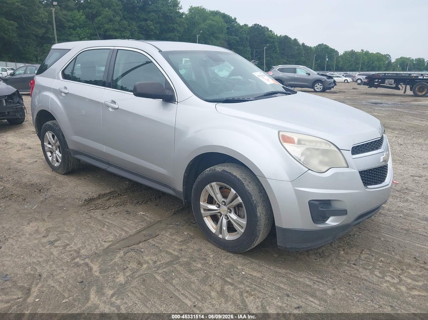 2012 Chevrolet Equinox VIN 2GNALBEK4C6143439 IAAI salvage auction — LEFT FRONT, Salvage Title, sold $525 on 2026-07-11 (photo 1)