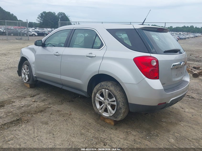 2012 Chevrolet Equinox VIN 2GNALBEK4C6143439 IAAI salvage auction — LEFT FRONT, Salvage Title, sold $525 on 2026-07-11 (photo 3)