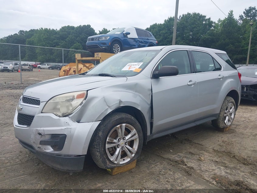 2012 Chevrolet Equinox VIN 2GNALBEK4C6143439 IAAI salvage auction — LEFT FRONT, Salvage Title, sold $525 on 2026-07-11 (photo 6)