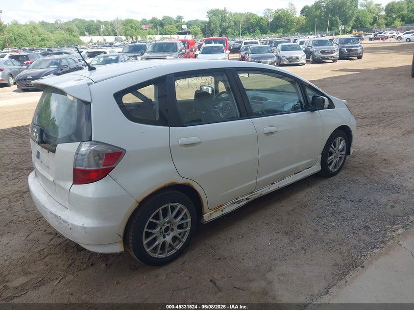 2010 Honda Fit VIN JHMGE8H47AC008844 IAAI salvage auction — NORMAL WEAR, Prior Salvage (Minnesota), sold $625 on 2026-07-15 (photo 4)