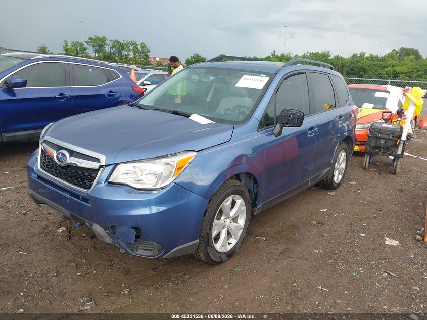 2015 Subaru Forester VIN JF2SJADC9FH838328 IAAI salvage auction — NORMAL WEAR, Clear (Tennessee), sold $800 on 2026-07-16 (photo 2)