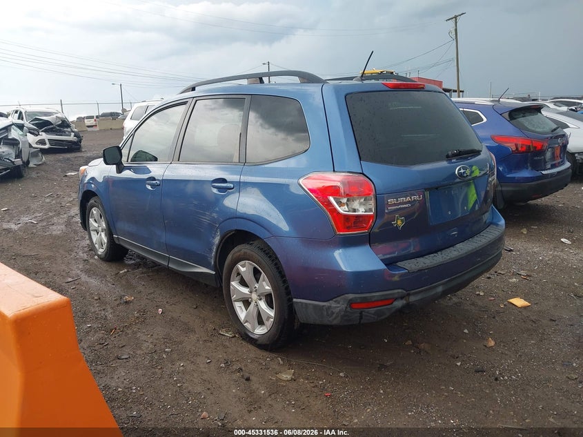 2015 Subaru Forester VIN JF2SJADC9FH838328 IAAI salvage auction — NORMAL WEAR, Clear (Tennessee), sold $800 on 2026-07-16 (photo 3)