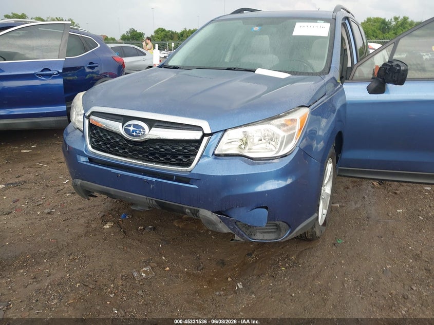 2015 Subaru Forester VIN JF2SJADC9FH838328 IAAI salvage auction — NORMAL WEAR, Clear (Tennessee), sold $800 on 2026-07-16 (photo 6)