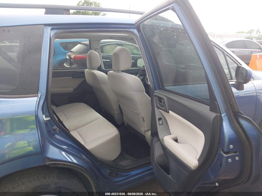 2015 Subaru Forester VIN JF2SJADC9FH838328 IAAI salvage auction — NORMAL WEAR, Clear (Tennessee), sold $800 on 2026-07-16 (photo 8)